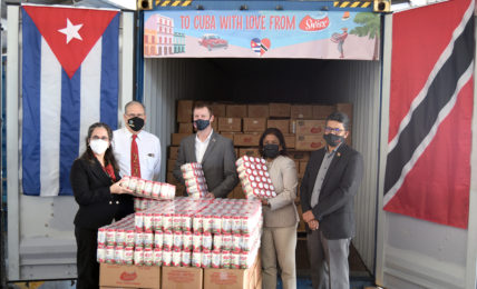 Vemco celebrates first shipment from Trinidad to Cuba
