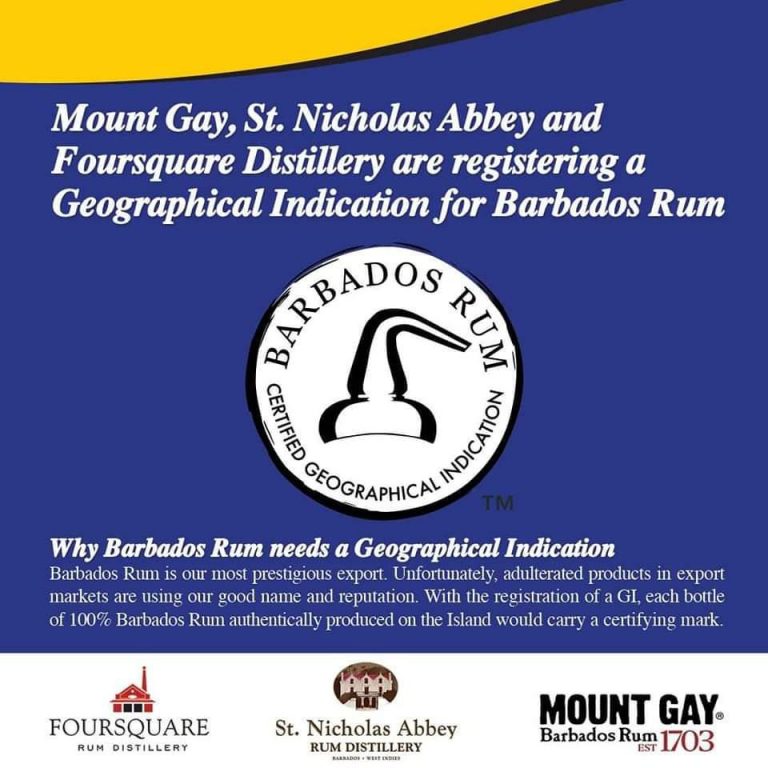 Barbados Distilleries Apply for a Barbados Rum Geographical Indication
