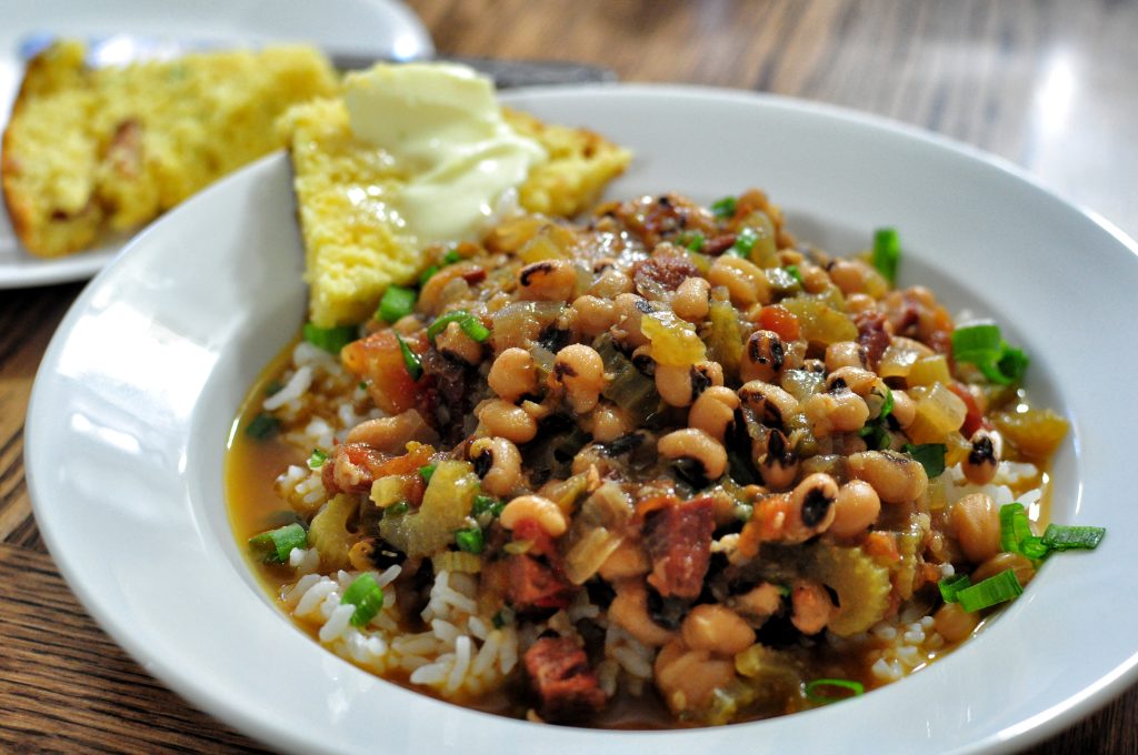 Black Eyed Peas and Rice as a New Year's Tradition in the Caribbean and