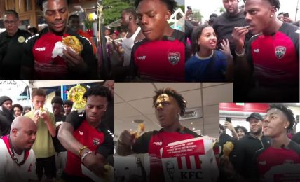 Ishowspeed Eats Trinidadian Food