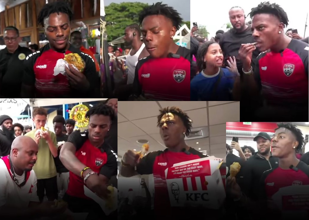 Ishowspeed Eats Trinidadian Food